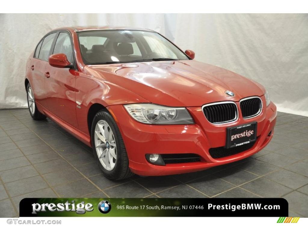 2010 3 Series 328i xDrive Sedan - Crimson Red / Black photo #7