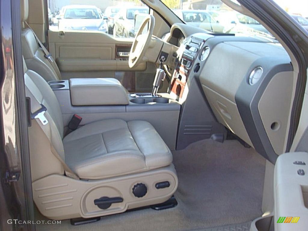 2006 F150 Lariat SuperCab 4x4 - Dark Stone Metallic / Medium/Dark Flint photo #9