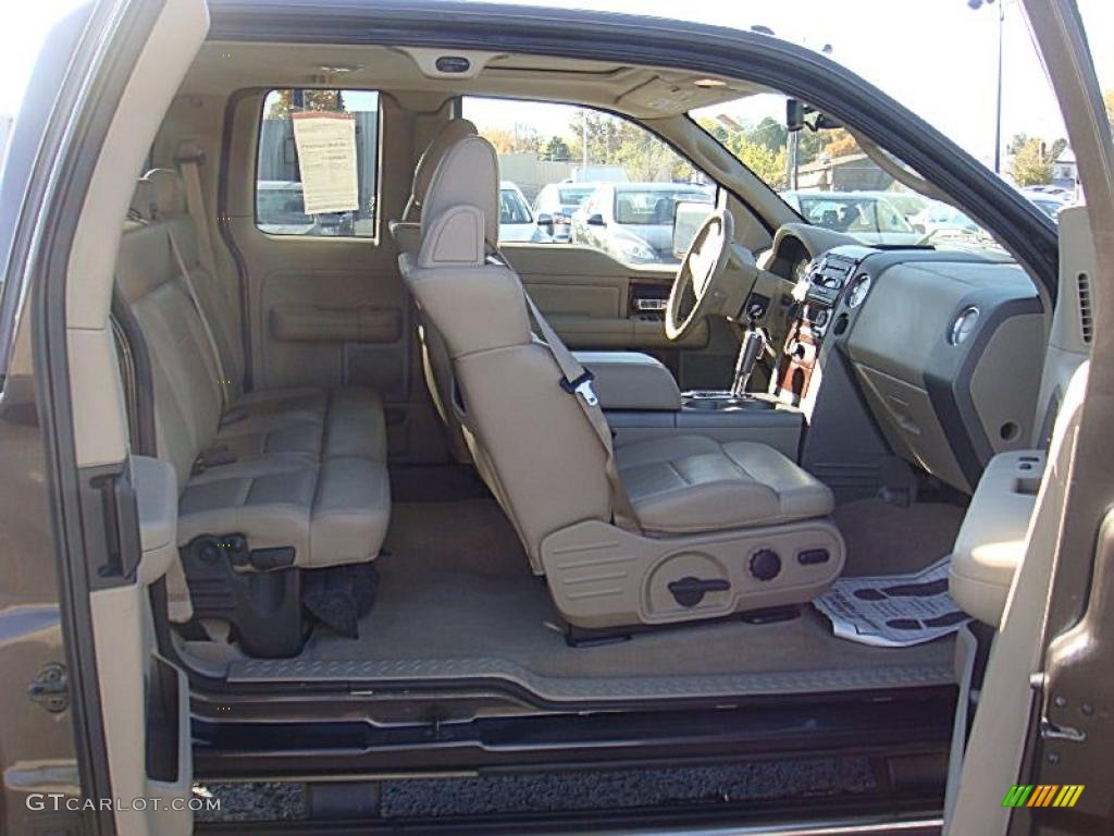 2006 F150 Lariat SuperCab 4x4 - Dark Stone Metallic / Medium/Dark Flint photo #12