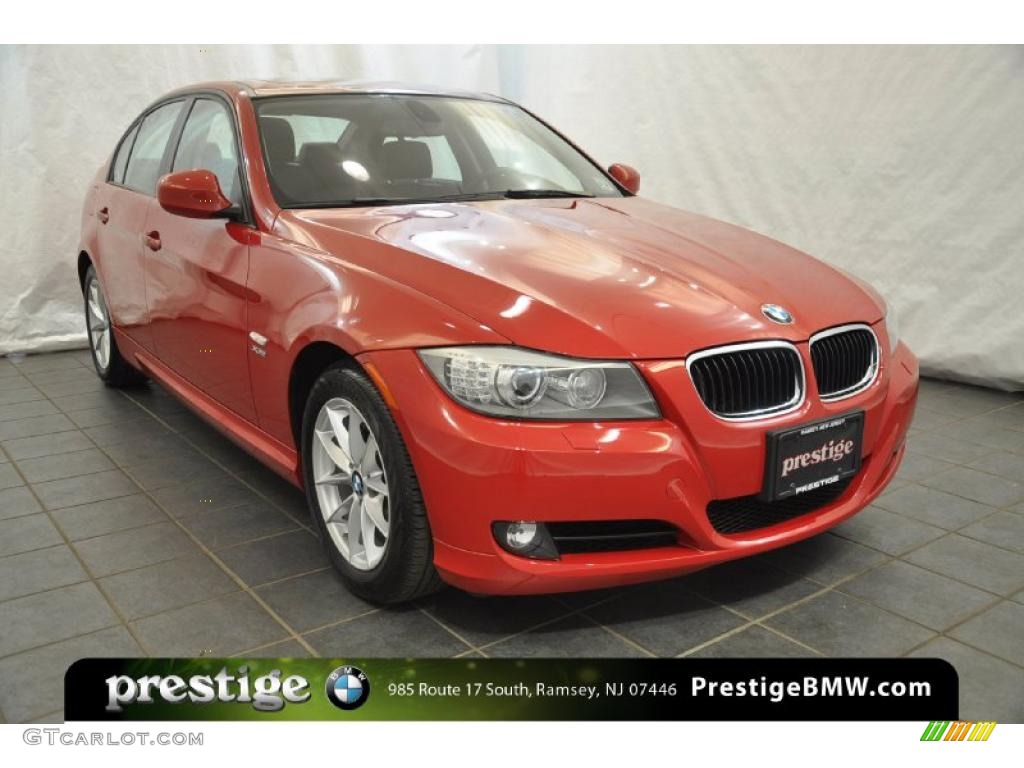 2010 3 Series 328i xDrive Sedan - Crimson Red / Black photo #7