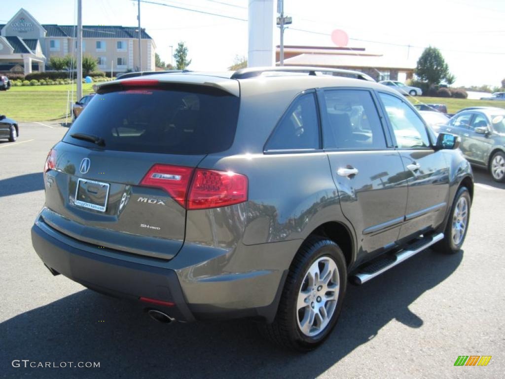 2007 MDX  - Aberdeen Green Metallic / Taupe photo #5