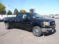 Front 3/4 View of 2011 Sierra 3500HD SLT Crew Cab 4x4 Dually
