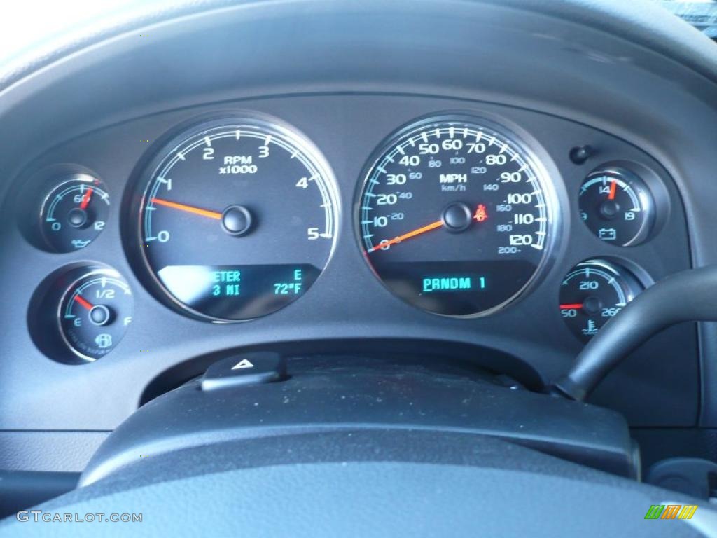 2011 GMC Sierra 3500HD SLT Crew Cab 4x4 Dually Gauges Photo #38374010