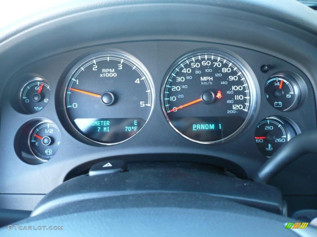 2011 GMC Sierra 3500HD SLT Crew Cab 4x4 Dually Gauges Photo #38374190