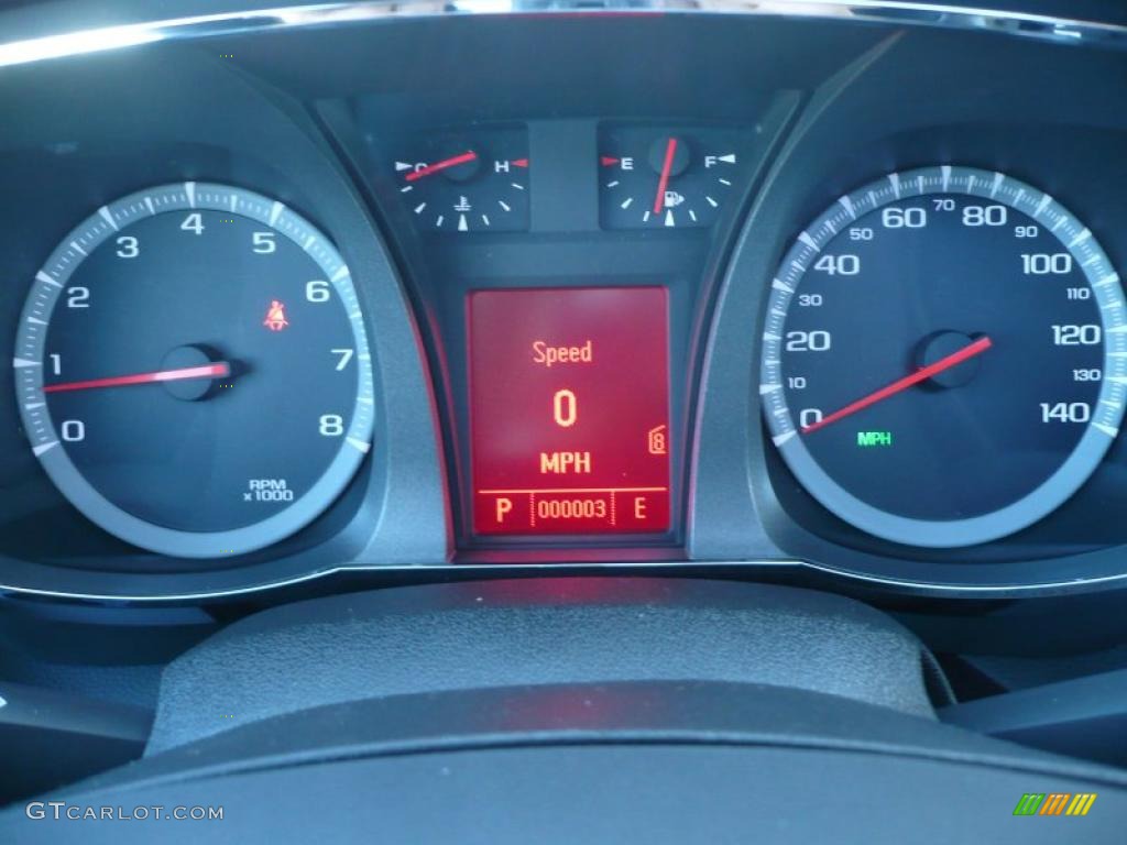 2011 GMC Terrain SLT AWD Gauges Photo #38374498