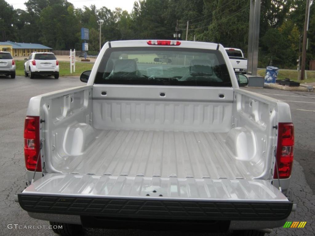 2011 Silverado 1500 Regular Cab - Sheer Silver Metallic / Dark Titanium photo #15