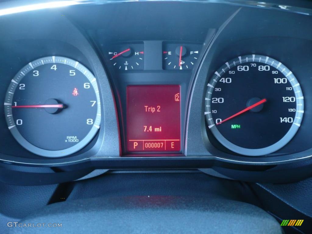 2011 GMC Terrain SLE Gauges Photo #38374654
