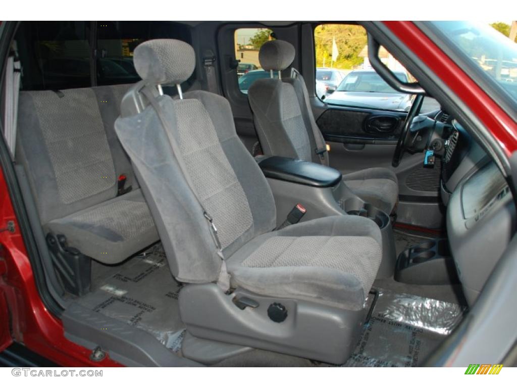 Medium Graphite Interior 2001 Ford F150 XLT SuperCab Photo #38374794