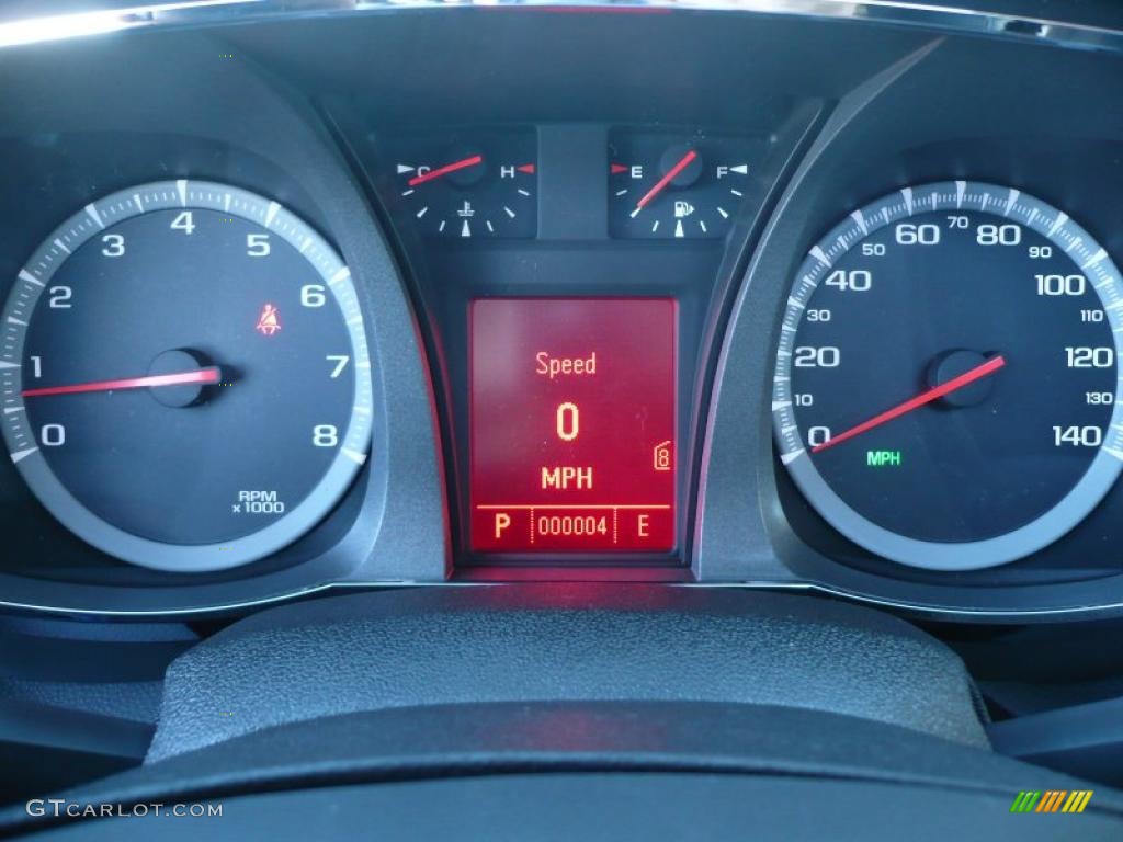 2011 GMC Terrain SLT AWD Gauges Photo #38374950