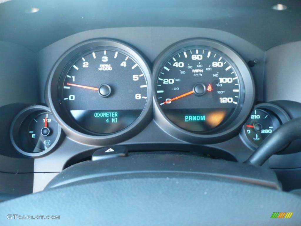2011 GMC Sierra 1500 Extended Cab 4x4 Gauges Photo #38375106