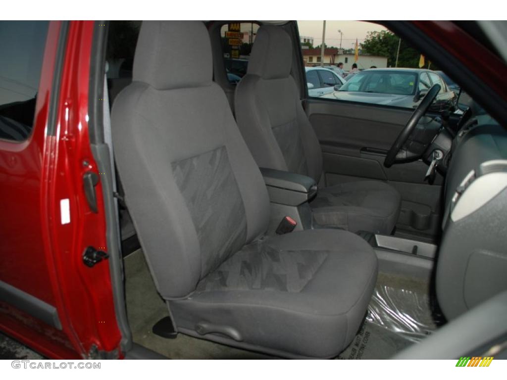 Very Dark Pewter Interior 2004 Chevrolet Colorado LS Extended Cab Photo #38375270