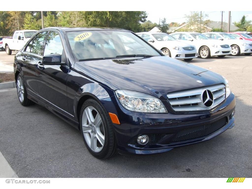 Capri Blue Metallic 2010 Mercedes-Benz C 300 Sport Exterior Photo #38375322