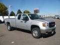 2011 Pure Silver Metallic GMC Sierra 2500HD SLE Extended Cab 4x4  photo #1