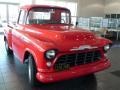 1956 Red Chevrolet Task Force Series Truck 3100  photo #3