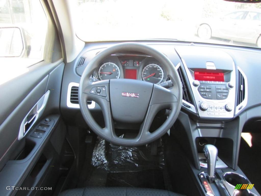 2011 GMC Terrain SLE Jet Black Dashboard Photo #38376114