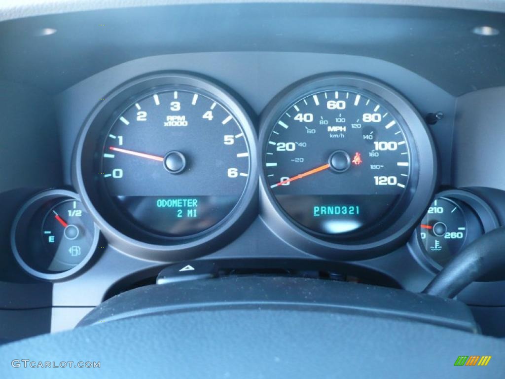 2011 GMC Sierra 1500 Regular Cab Gauges Photo #38376182