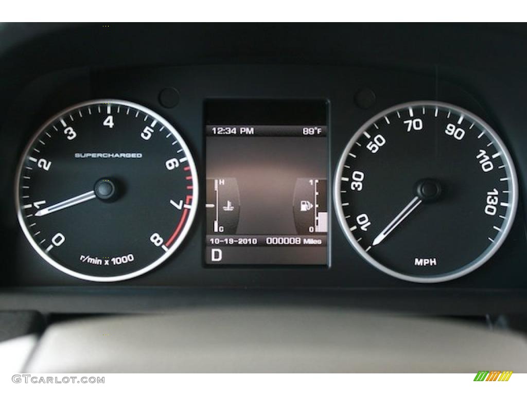 2011 Land Rover Range Rover Sport Supercharged Gauges Photo #38376854