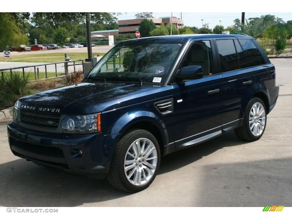 Baltic Blue 2011 Land Rover Range Rover Sport HSE LUX Exterior Photo #38377879