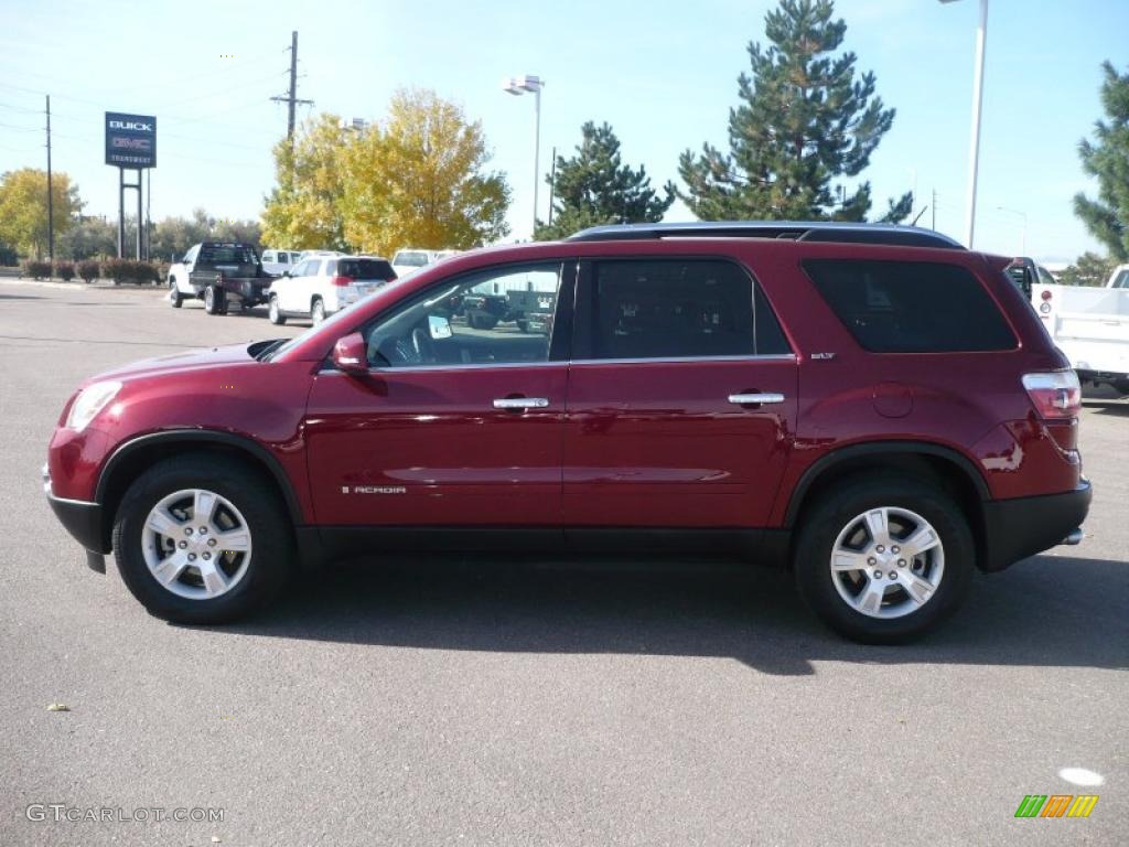 2007 Acadia SLT AWD - Red Jewel Tintcoat / Titanium photo #5