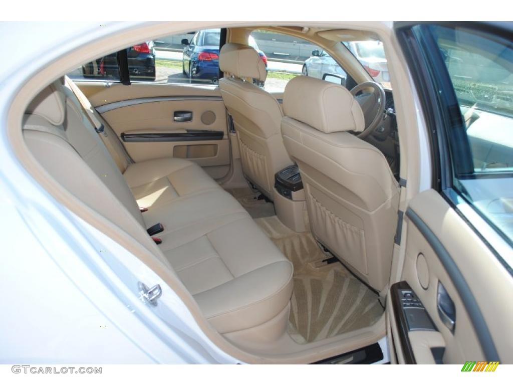 2008 7 Series 750i Sedan - Alpine White / Black photo #10