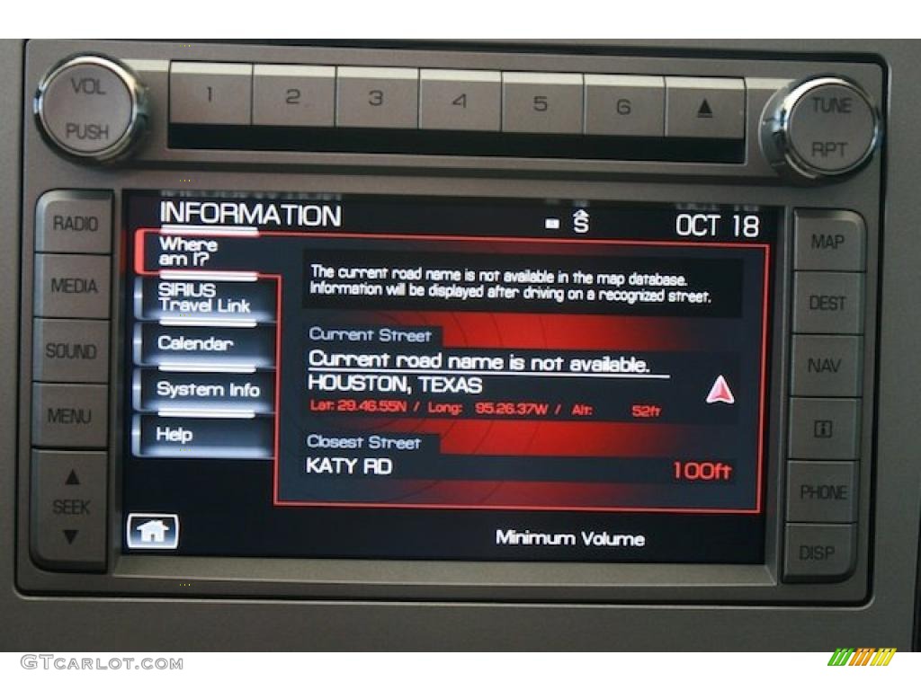 2010 Lincoln Navigator Standard Navigator Model Controls Photo #38379647