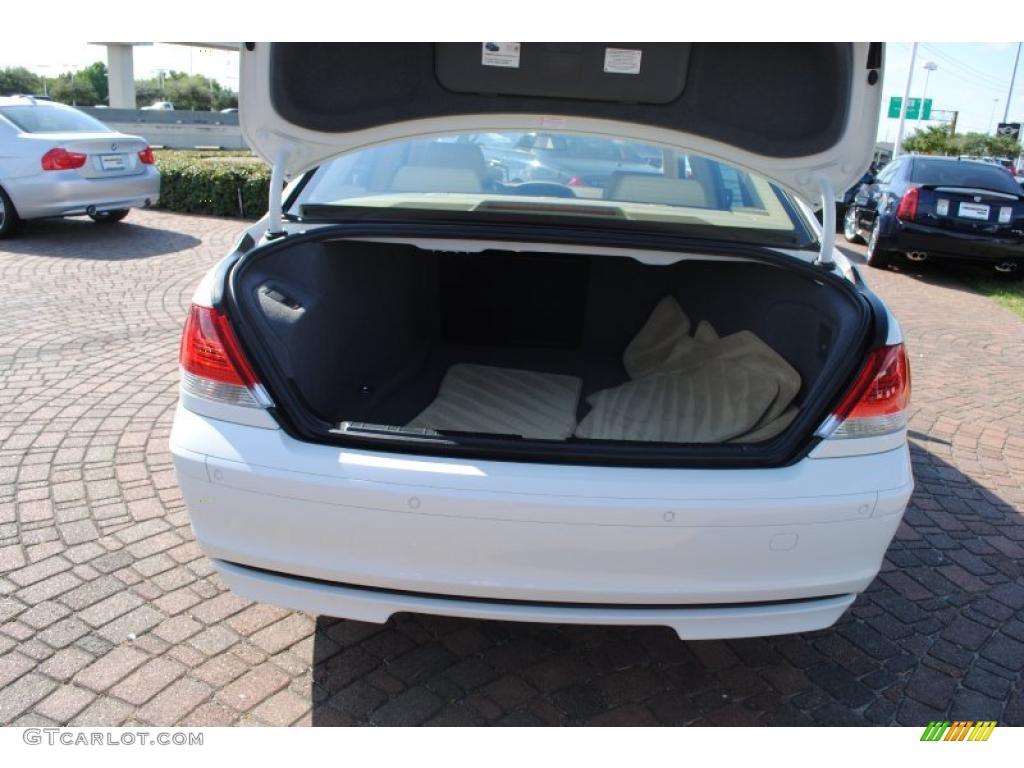 2008 7 Series 750i Sedan - Alpine White / Black photo #11