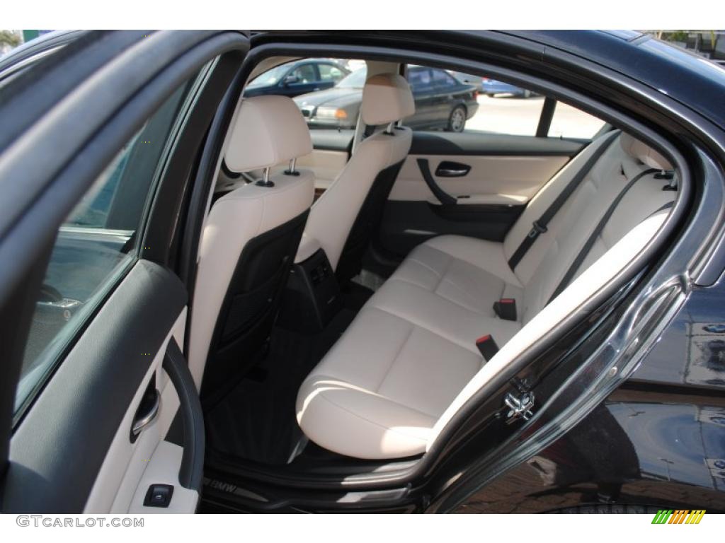 Oyster Dakota Leather Interior 2009 BMW 3 Series 328i Sedan Photo #38380335