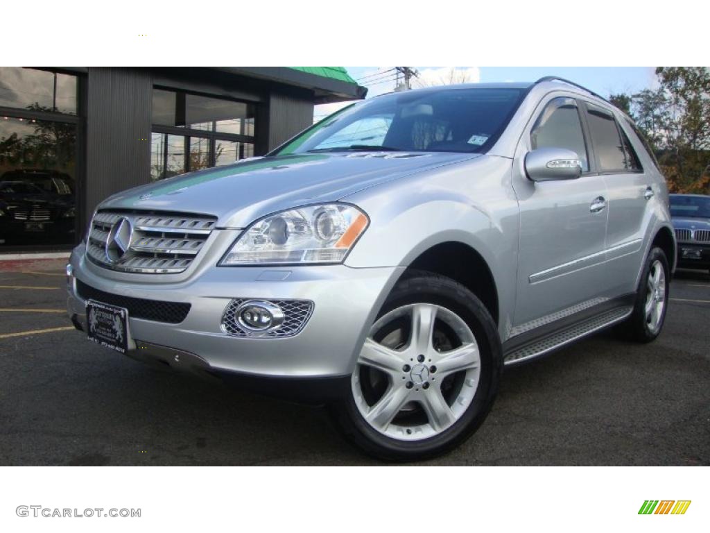 Iridium Silver Metallic 2007 Mercedes-Benz ML 350 4Matic Exterior Photo #38382302