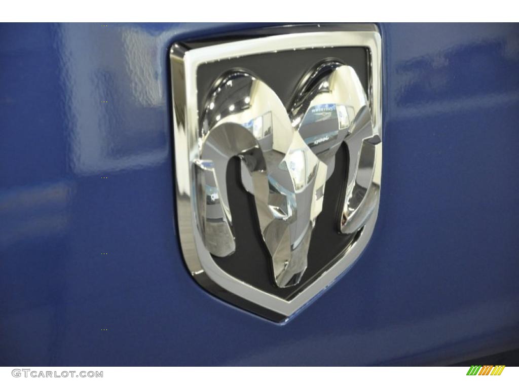 2011 Ram 1500 SLT Quad Cab - Deep Water Blue Pearl / Dark Slate Gray/Medium Graystone photo #10
