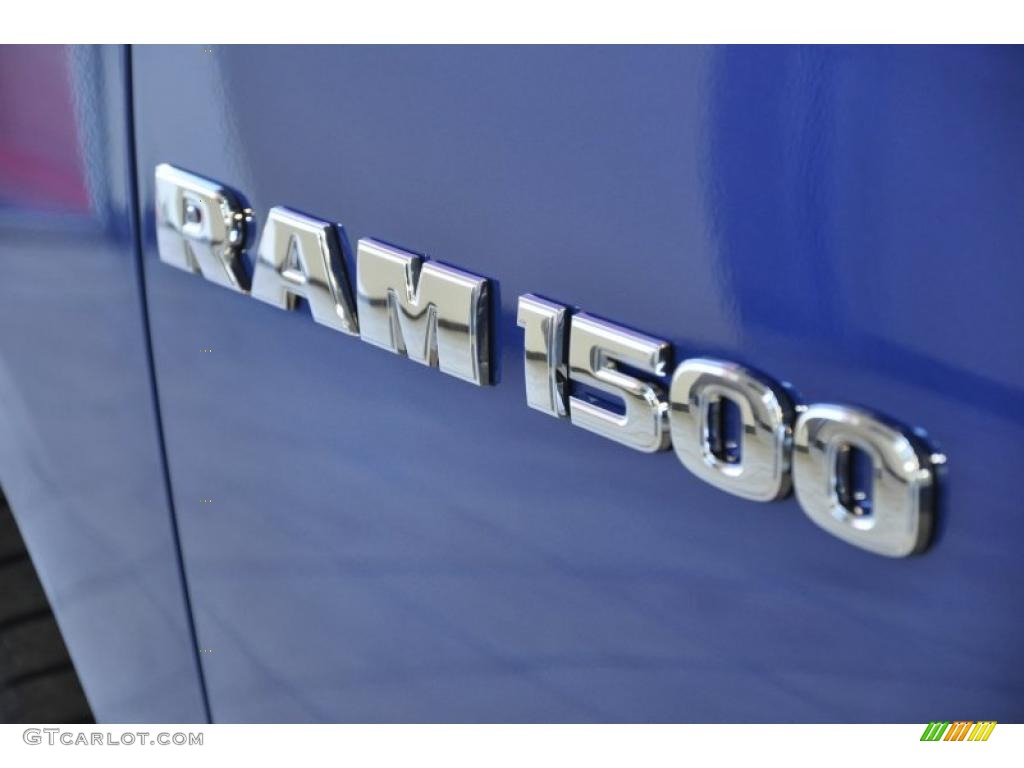 2011 Ram 1500 SLT Quad Cab - Deep Water Blue Pearl / Dark Slate Gray/Medium Graystone photo #13