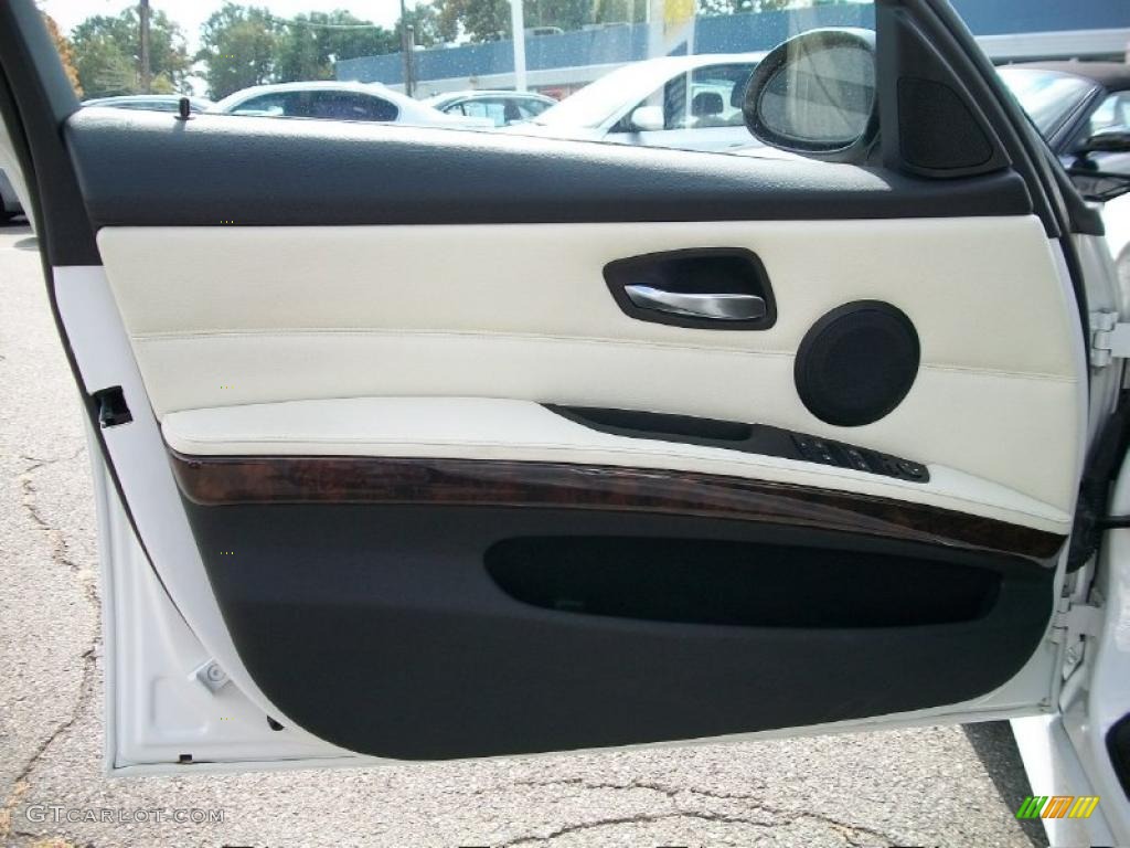 2008 BMW 3 Series 328xi Sedan Black Door Panel Photo #38383270