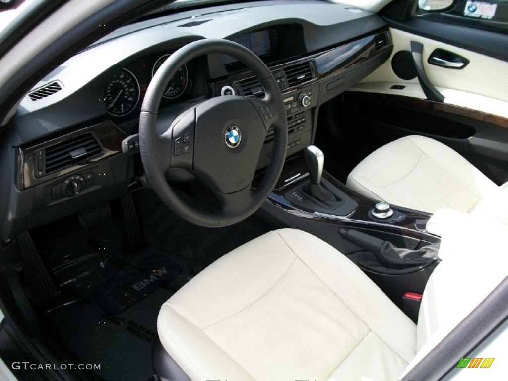 Black Interior 2008 BMW 3 Series 328xi Sedan Photo #38383286