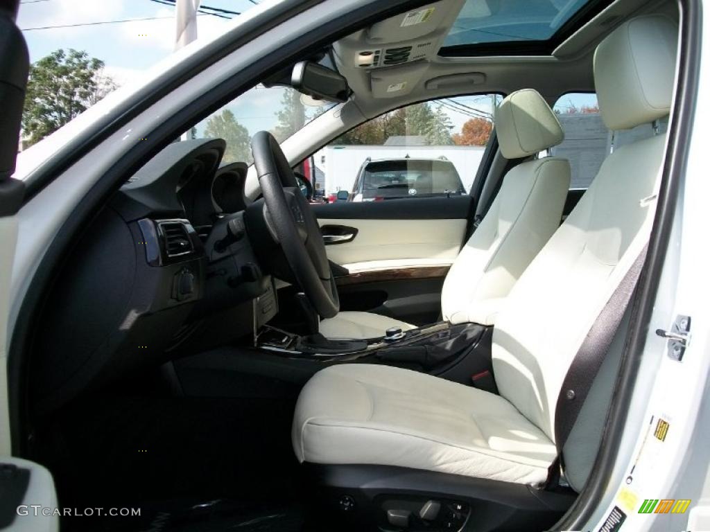 Black Interior 2008 BMW 3 Series 328xi Sedan Photo #38383318