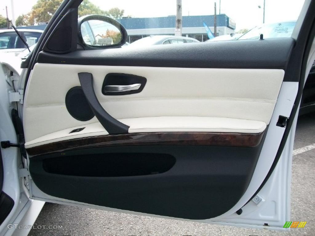 2008 BMW 3 Series 328xi Sedan Black Door Panel Photo #38383575