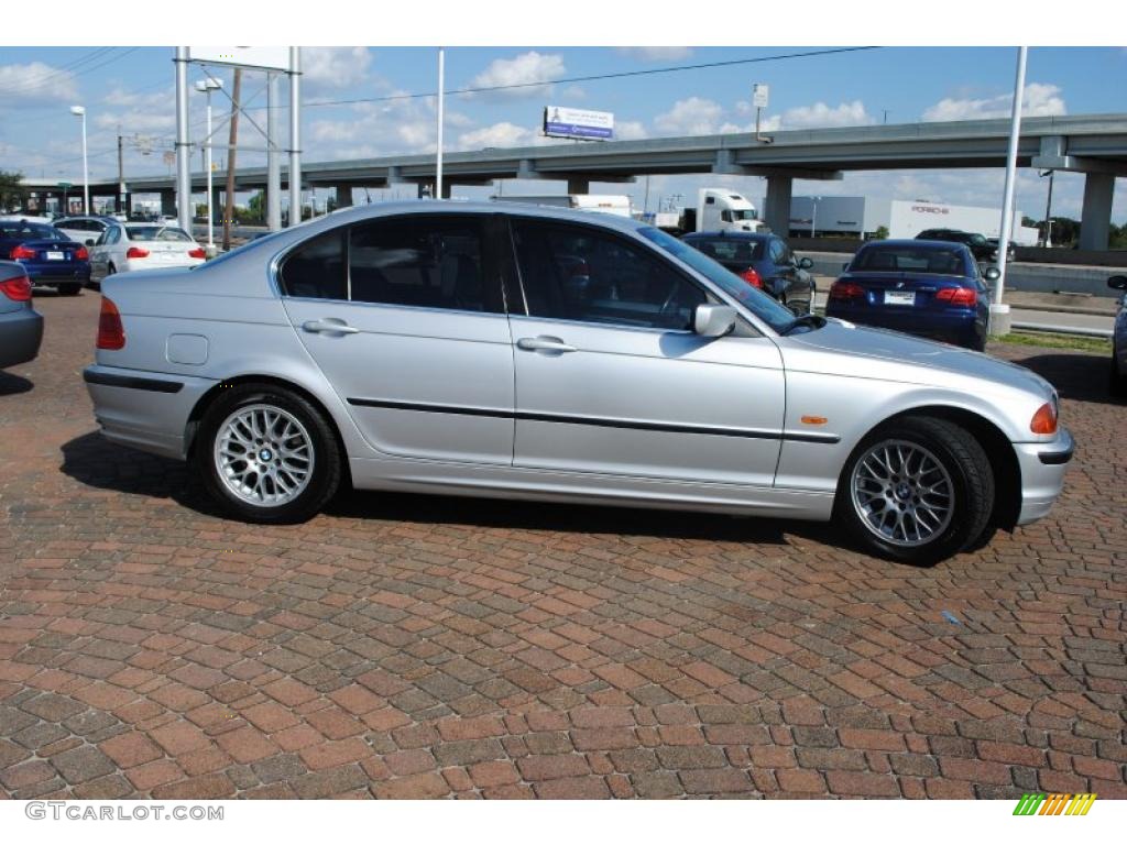 1999 3 Series 328i Sedan - Titanium Silver Metallic / Grey photo #6