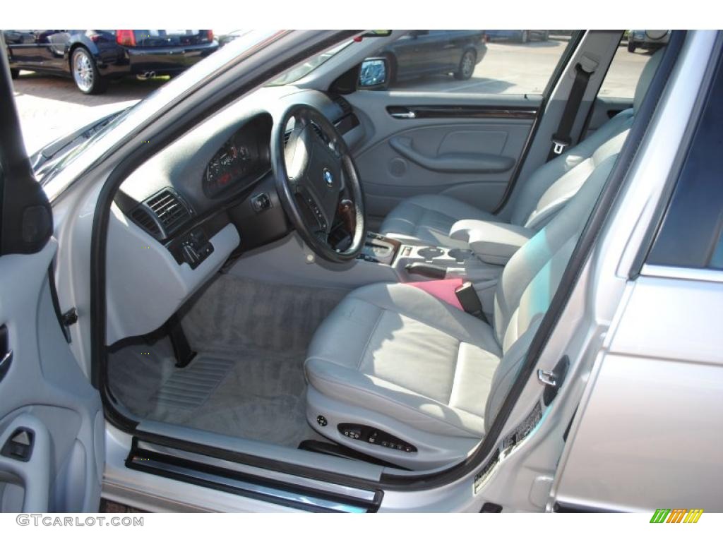 1999 3 Series 328i Sedan - Titanium Silver Metallic / Grey photo #13