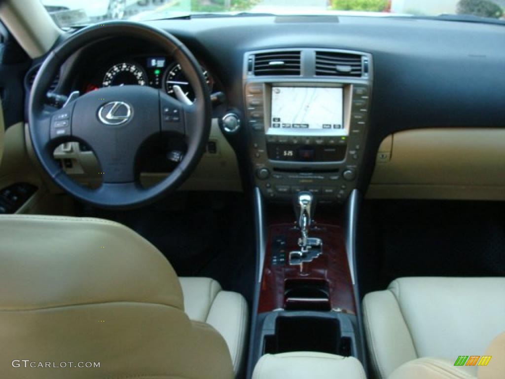 2008 IS 250 AWD - Glacier Frost Pearl / Cashmere Beige photo #9