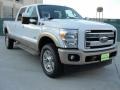 Front 3/4 View of 2011 F350 Super Duty King Ranch Crew Cab 4x4