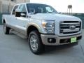 Oxford White 2011 Ford F350 Super Duty King Ranch Crew Cab 4x4 Exterior