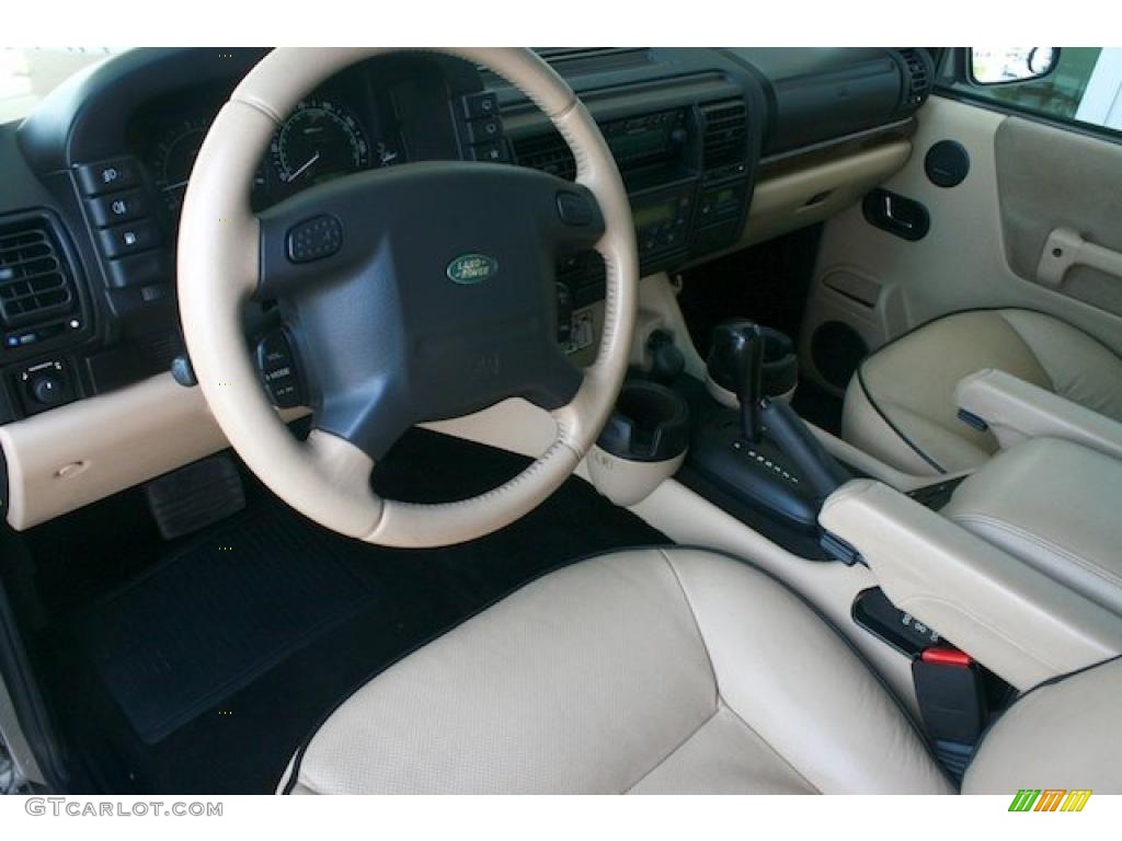 Alpaca Beige Interior 2003 Land Rover Discovery SE7 Photo #38385398