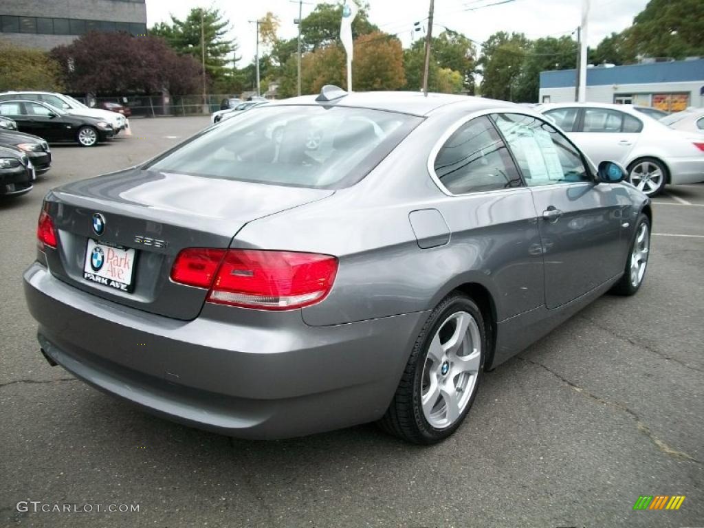 2007 3 Series 328i Coupe - Space Gray Metallic / Black photo #5