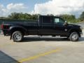 2011 Tuxedo Black Ford F350 Super Duty Lariat Crew Cab 4x4 Dually  photo #2