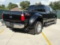 2011 Tuxedo Black Ford F350 Super Duty Lariat Crew Cab 4x4 Dually  photo #3