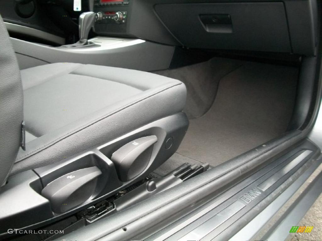 2007 3 Series 328i Coupe - Space Gray Metallic / Black photo #26
