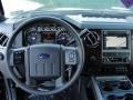 2011 Ford F350 Super Duty Black Interior Steering Wheel Photo
