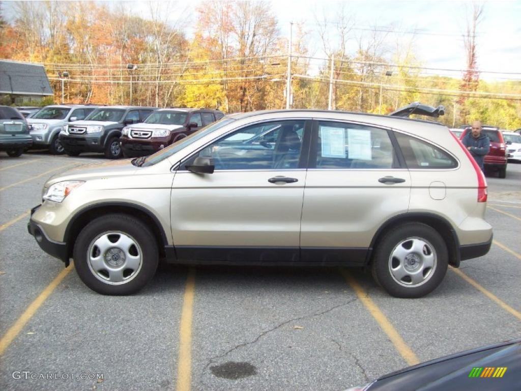 2007 CR-V LX 4WD - Borrego Beige Metallic / Ivory photo #22