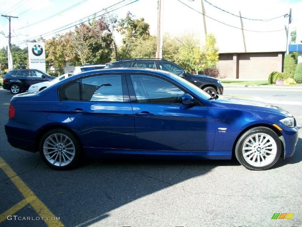 2010 3 Series 328i xDrive Sedan - Montego Blue Metallic / Cream Beige photo #4