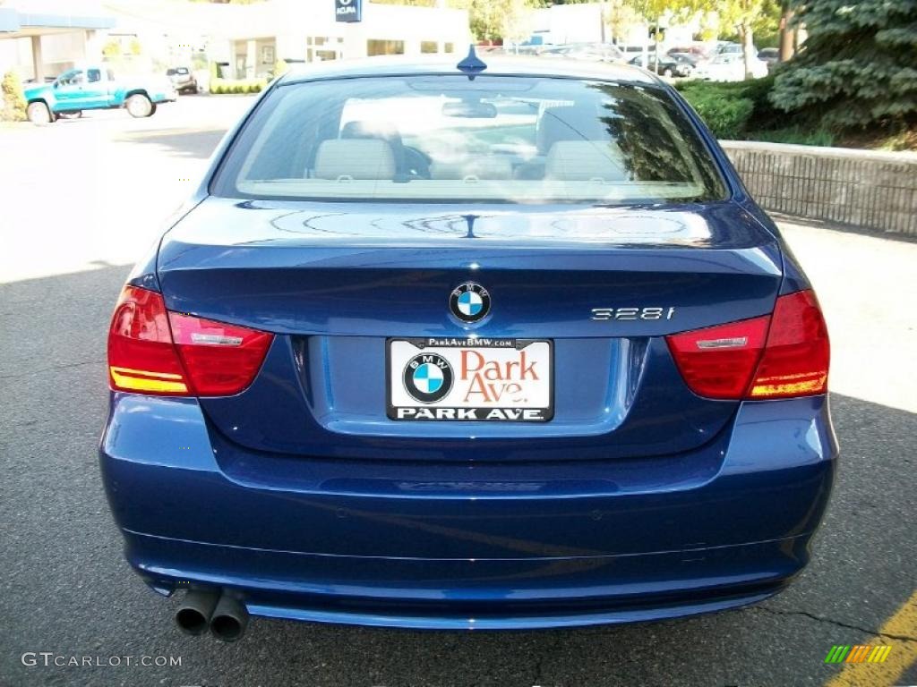 2010 3 Series 328i xDrive Sedan - Montego Blue Metallic / Cream Beige photo #6