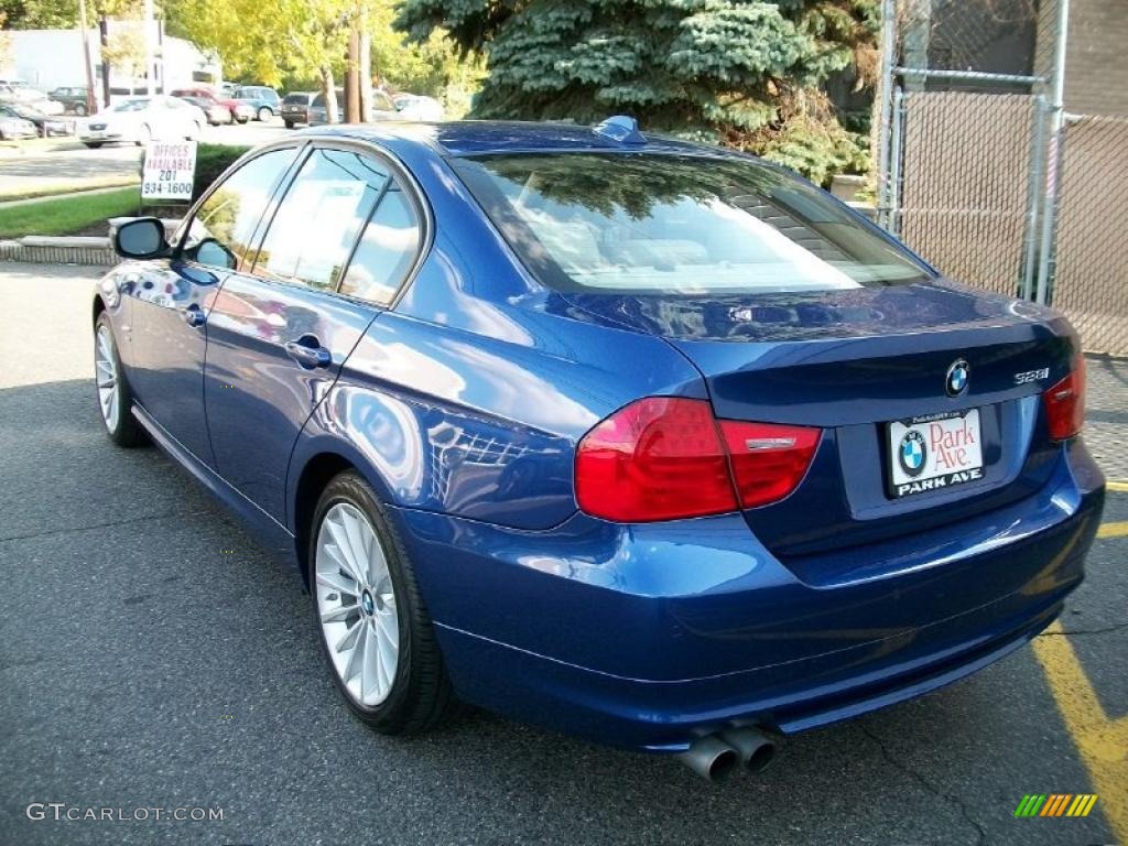 2010 3 Series 328i xDrive Sedan - Montego Blue Metallic / Cream Beige photo #7