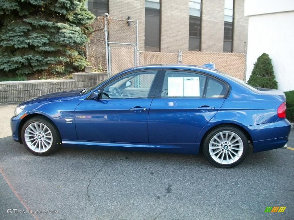 2010 3 Series 328i xDrive Sedan - Montego Blue Metallic / Cream Beige photo #8